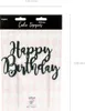 Topper na tort Happy Birthday czarny, 22,5cm Podgląd zdjęcia produktu 7