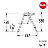 Hailo 4410001 - Stepfix - Steighilfe - Tritthöhe 350 mm Produktbild-Vorschau 6