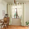 Set da 2 tende trasparenti con occhielli, struttura in Anteprima dell’immagine prodotto 2