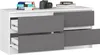 AKORD Furniture Factory OP0LK-120SZ4-BIASZA, Weiß, 4 Produktbild-Vorschau 2