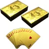 2x 54 Spielkarten 100$ Gold Design | Pokerkarten Skatkarten Produktbild-Vorschau 1