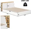 Flieks Hydraulisches Holzbett Stauraumbett 140x200cm mit Produktbild-Vorschau 5