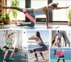 Set mit 3 Stoff-Widerstandsbändern für Fitnessübungen Produktbild-Vorschau 12