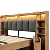 Abrihome Dvoulůžková postel z masivního dřeva 180x200 cm Náhled obrázku produktu 8