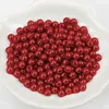 Voskové korálky cca 100 ks, 8 mm, tmavo červená / vínová Náhľad obrázku produktu 1