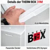THERM BOX 31M Styroporbox 31 Liter Innen 49,8x30x20,8cm Produktbild-Vorschau 5