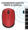 Mouse Logitech M171, wireless, rosso Anteprima dell’immagine prodotto 7
