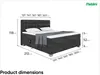 MEBLINI Boxspringbett Elektrisch Verstellbar - Gepolstert Produktbild-Vorschau 7