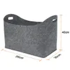 2 Stück Kaminholztasche aus Filz Holzkorb Kaminholzkorb Produktbild-Vorschau 2