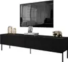 RTV Schrank COLETTE II 175 cm Schwarz / Schwarz matt mit Produktbild-Vorschau 3