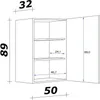 Flex-Well Oberschrank 50 cm breit, 89 cm hoch SAMOA Produktbild-Vorschau 7