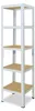 shelfplaza HOME 180x30x30cm Shelf v bílá provedení s 5 Náhled obrázku produktu 6