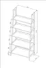 Naturel Home Regal 63 x 149 x 36,4 cm Massivholz matt Produktbild-Vorschau 6