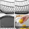 Obstschale, Metall Obstschale, 1 Obstkorb, Früchtekorb, Produktbild-Vorschau 3