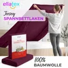 EllaTex Jersey Topper Spannbettlaken 180x200–200x200 Produktbild-Vorschau 2