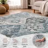Tappeto da salotto vintage boho moderno a pelo corto Anteprima dell’immagine prodotto 5