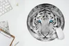 MuchoWow® Mauspad Mousepad Tiger - Winter - Tiere 40x40 cm Produktbild-Vorschau 5