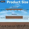 LZQ Rasenkante Metall 106x16 cm – 10 Stück (10 m), Flexibel Produktbild-Vorschau 2