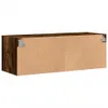 Armadio a muro con ante in vetro rovere fumé 102x37x35 cm Anteprima dell’immagine prodotto 9