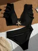 Zweiteiliger Bikini - Hohe Taille - Eleganter Damen Produktbild-Vorschau 8
