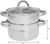 KLAUSBERG 3 ELEM. 20cm Dampfgarer KB-7138 Produktbild-Vorschau 4