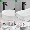 Cecipa Wasserfall Wasserhahn Bad Waschtischarmatur Matt Produktbild-Vorschau 14