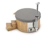Finntherm Holz Badefass Stockholm aus Thermoholz, Produktbild-Vorschau 3