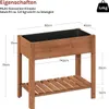 WOLTU Hochbeet Holz, 80x75x40 cm, Gemüsebeet mit Produktbild-Vorschau 3