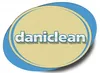 A logo with the text 'daniclean' on a light yellow oval shape, surrounded by a light blue oval shape. Produktbild-Vorschau