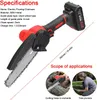 Mini-Kettensäge - 21V Akku-Astsäge - 15 cm Schwert - 2 Produktbild-Vorschau 6