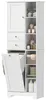 HOMCOM Badezimmerschrank Schmaler Badschrank mit 6 offenen Produktbild-Vorschau 1