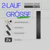 Gardinenschiene 180cm (2x90cm) / 2-läufig Vorhangschiene Produktbild-Vorschau 2