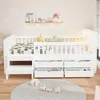 Flieks Kinderbett 90x200cm mit 4 Schublade, Hochbett mit Produktbild-Vorschau 2