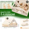 Tenda gonfiabile ELONEO per glamping, tenda da campeggio Anteprima dell’immagine prodotto 7