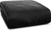 Eurofirany Tagesdecke 220x240 schwarz gesteppt Bettüberwurf Produktbild-Vorschau 1