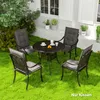 Outsunny sada 4 vankúšov na sedenie 108 x 50 x 5 cm vankúš Náhľad obrázku produktu 2