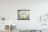 MuchoWow® Textilposter Blumen - Stillleben - Mohn - Weiß - Produktbild-Vorschau 2