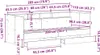 vidaXL Tagesbett Schwarz Eichen-Optik 100 x 200 cm Produktbild-Vorschau 7