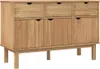vidaXL Credenza OTTA 114x43x73,5 cm in legno di pino Anteprima dell’immagine prodotto 2
