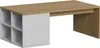 Table basse Vicco Kivo Blanc 90x50cm avec 4 compartiments Voir les images du produit 1