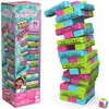 A product shot of a Jenga-style game box and a tower of game blocks. Anteprima dell’immagine prodotto