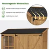 M MCombo Gartenschrank Holz mit 7 Ablagen&2 Schubladen, Produktbild-Vorschau 8