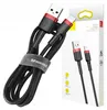 Câble Lightning Usb Baseus Cafule 2.4A 1M (Czarno-Czerwony) Voir les images du produit 1