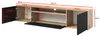 TV-Schrank 180 cm, Fernsehschrank, TV-Schrank, Schwarz Produktbild-Vorschau 3