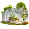 GARDEBRUK® Gewächshaus Aluminium 7,2m² 380x190cm inkl. 4 Produktbild-Vorschau 1