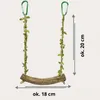 Altalena naturale - per pappagalli di piccole e medie Anteprima dell’immagine prodotto 3
