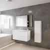 100 cm Badmöbel-Set Unterschrank mit Mineralguss waschtisch Produktbild-Vorschau 3
