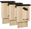 Fledermauskasten 3er Set Tannenholz Nistkasten 25x6x37,5 cm Produktbild-Vorschau 2