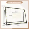 COSTWAY 2 en 1 But de football & Rebounder, Set de buts de Voir les images du produit 2