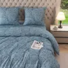 Pościel 220x200 + 2 70x80 Niebieska we Wzory Komplet Podgląd zdjęcia produktu 6